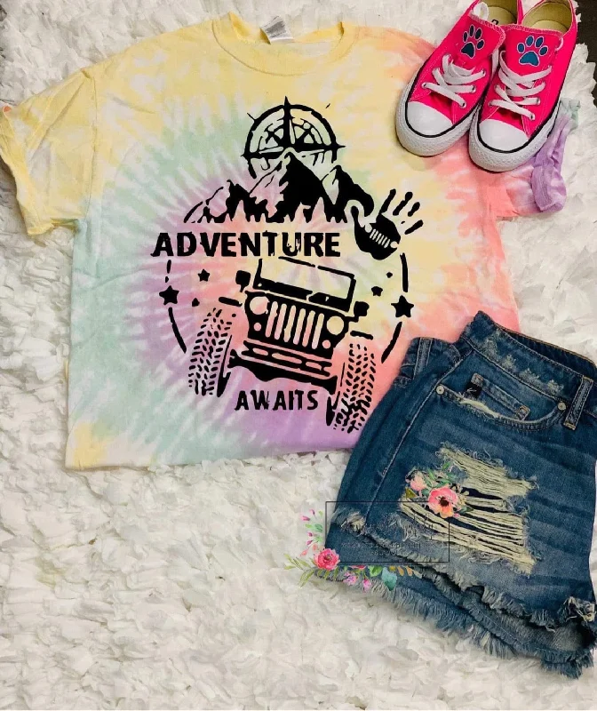 Adventure Awaits (tie dye)