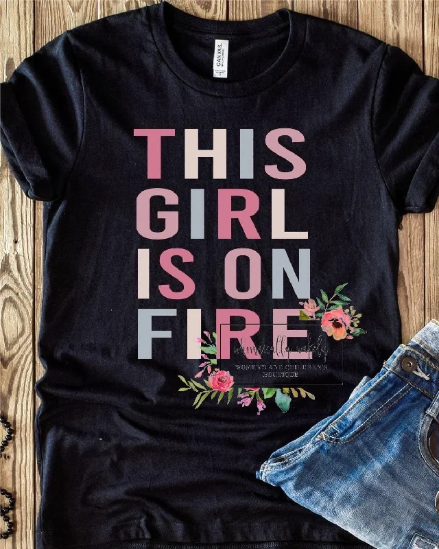 This girl is on fire