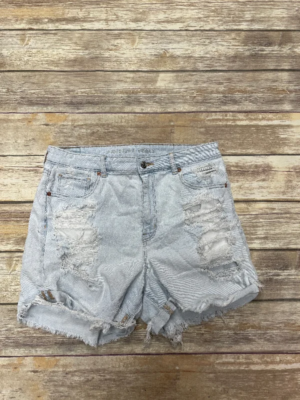 Shorts By American Eagle In Blue Denim, Size: 14