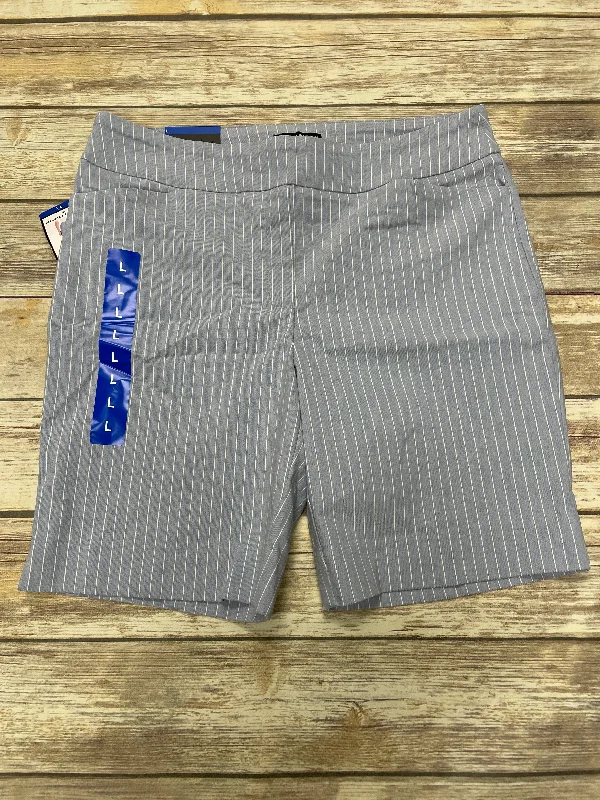 Shorts By Hilary Radley In Blue & White, Size: L