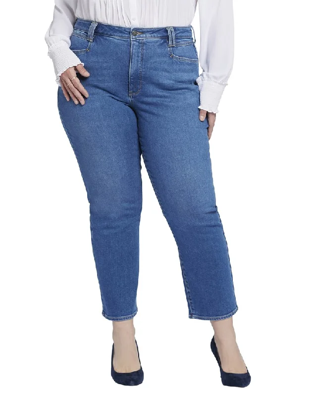 NYDJ Plus Relaxed Rockford Ankle Square Jean