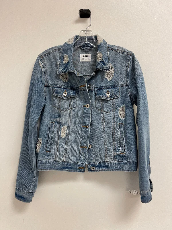 Jacket Denim By Clothes Mentor In Blue Denim, Size: S