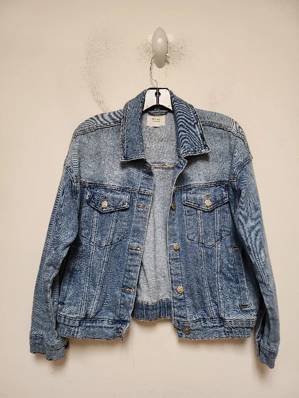 Jacket Denim By Clothes Mentor In Blue Denim, Size: S