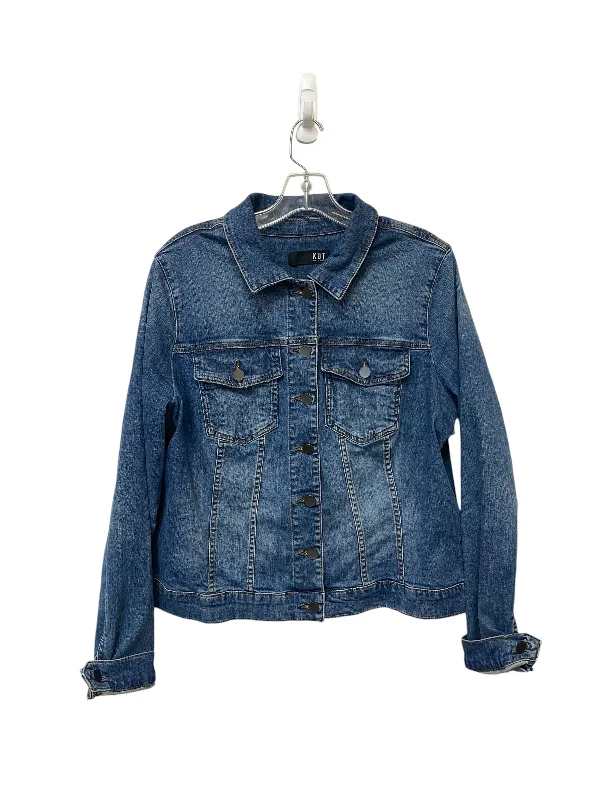 Jacket Denim By Kut In Blue Denim, Size: 1x