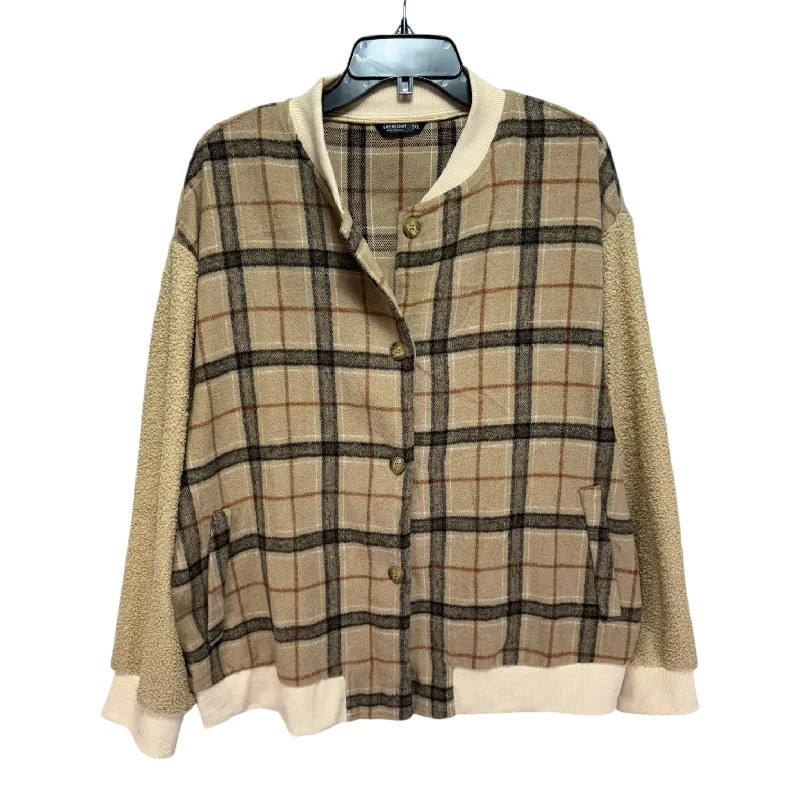 Jacket Other By Shein In Plaid Pattern, Size: 2x