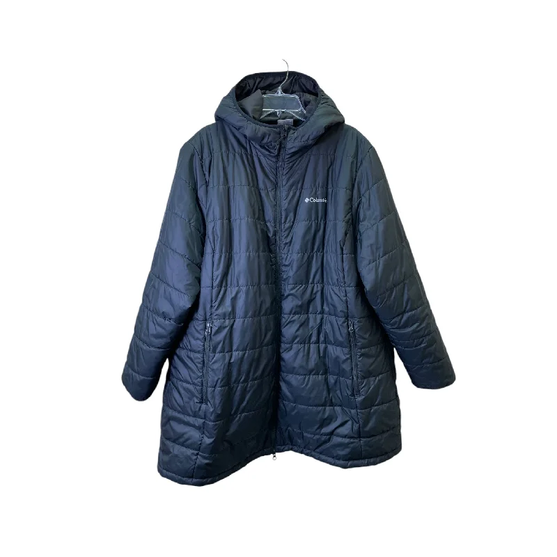 Jacket Puffer & Quilted By Columbia In Black, Size:3X