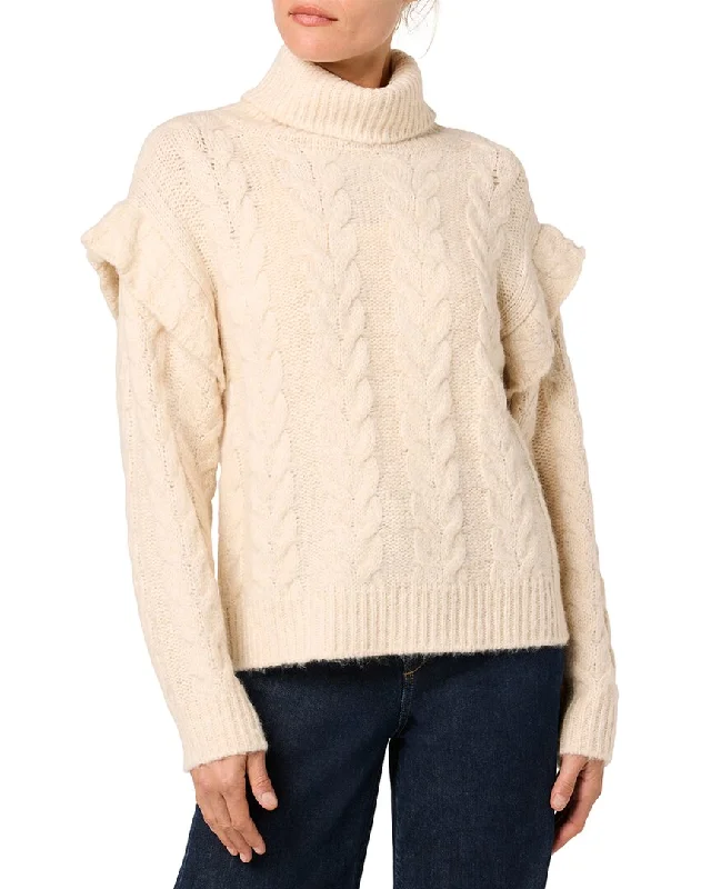 JOE'S Jeans Turtleneck Ruffle Sweater