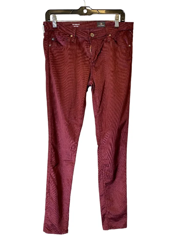 Pants Corduroy By Adriano Goldschmied In Red, Size: 6