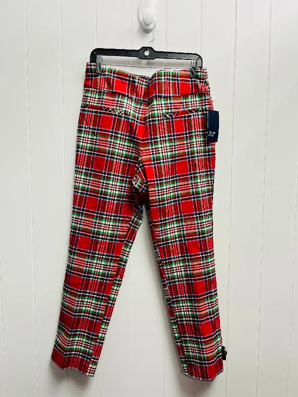 Pants Other By Crown And Ivy In Green & Red, Size: 14