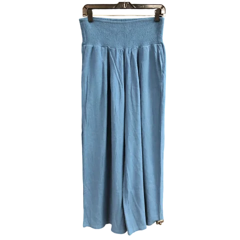 Pants Wide Leg By Clothes Mentor In Teal, Size: L