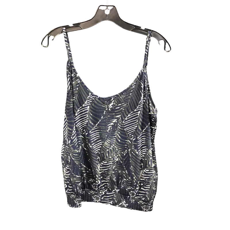 Top Sleeveless By Allison Joy In Navy, Size: L