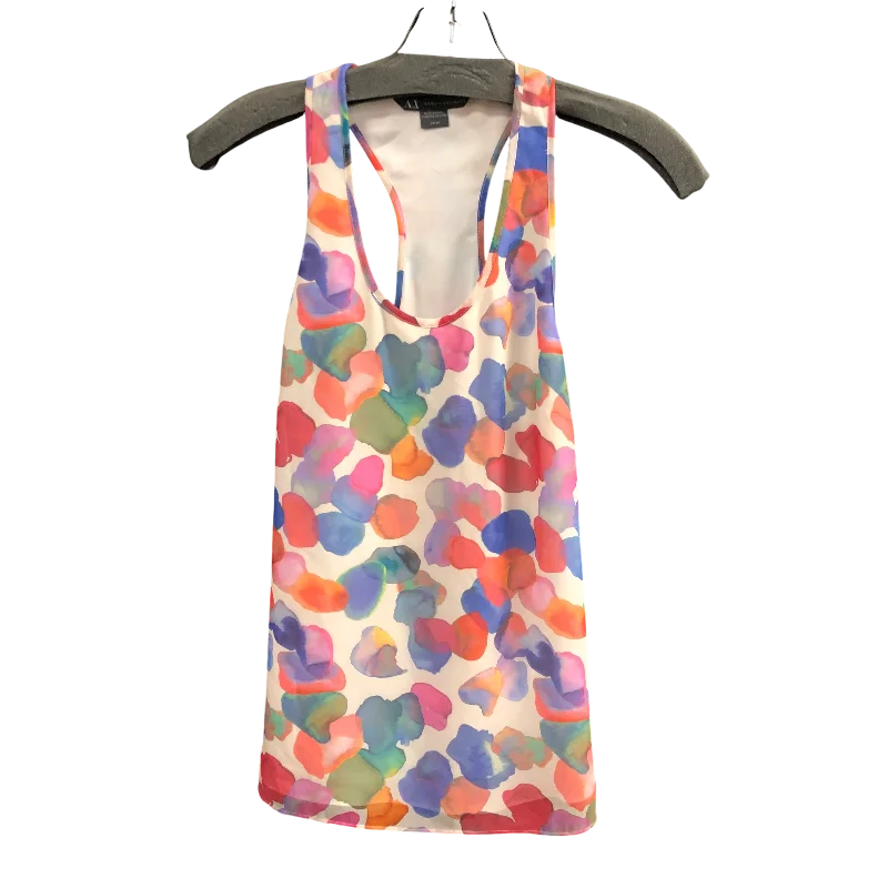 Top Sleeveless By Armani Exchange In Multi-colored, Size: Xs