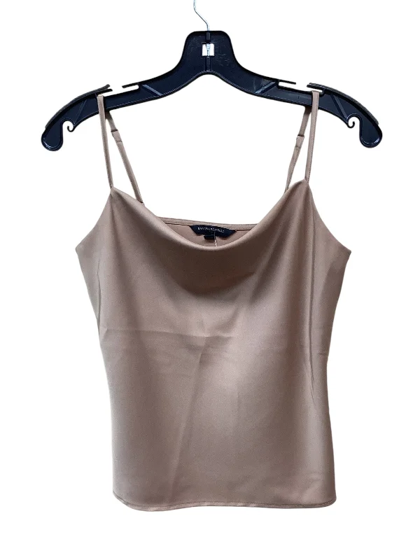 Top Sleeveless By Banana Republic In Beige, Size: Xxs