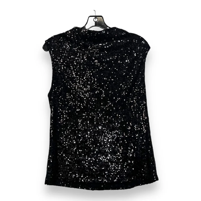 Top Sleeveless By Cable And Gauge In Black, Size: M