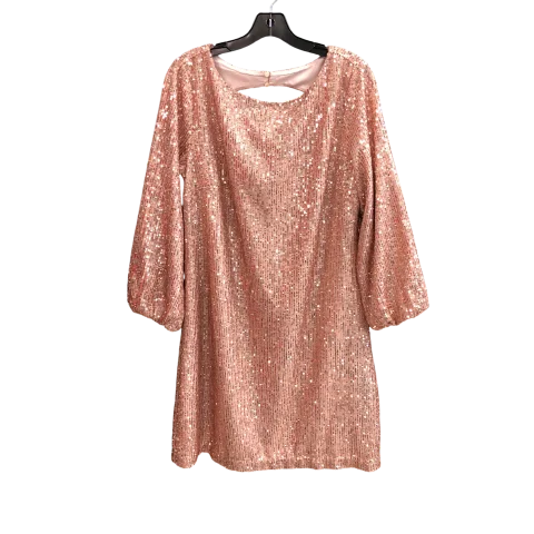 Dress Casual Short By Loft In Pink, Size: 10