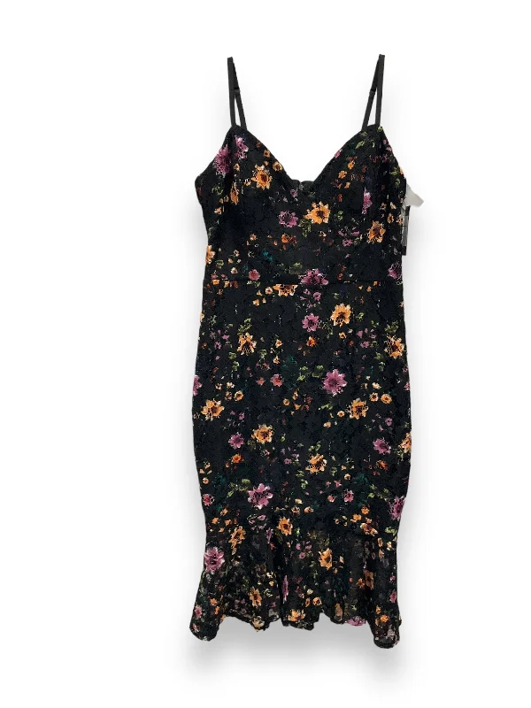 Floral Print Dress Casual Midi Guess, Size L