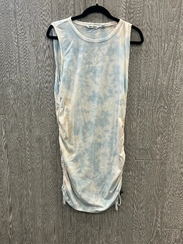 Tie Dye Print Dress Casual Midi Calvin Klein, Size L