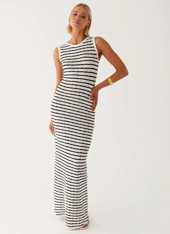 Happy Desire Maxi Dress - Multi Stripe