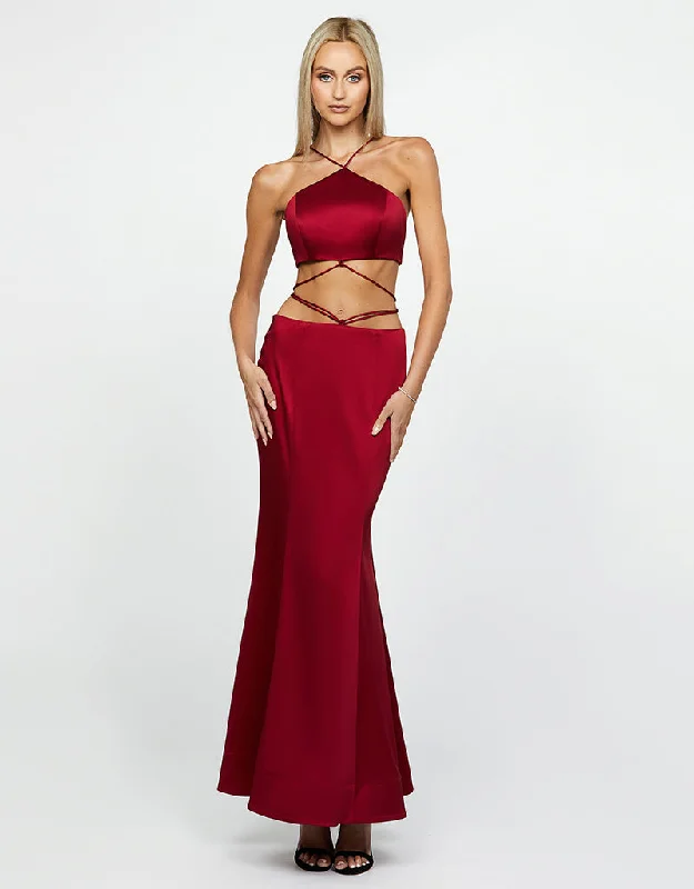 INTY TWO PIECE STRAPPY GOWN B67D29L